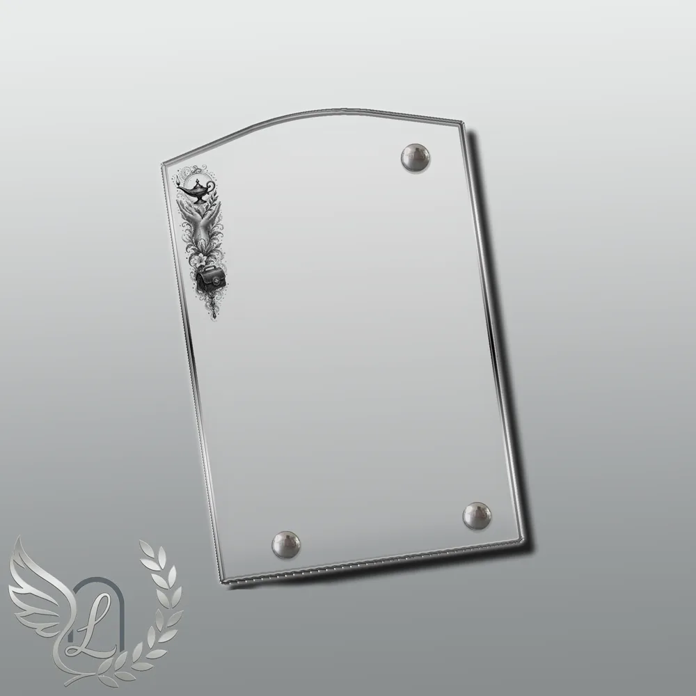 Plaque Stèle Soignant nue motif 01