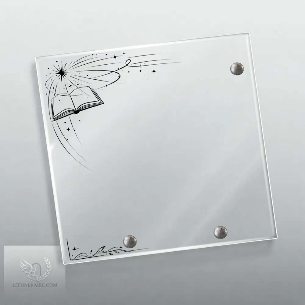 Plaque Carré Enseignant nue motif 03