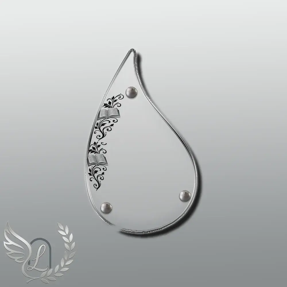 Plaque Flamme Enseignant nue motif 01