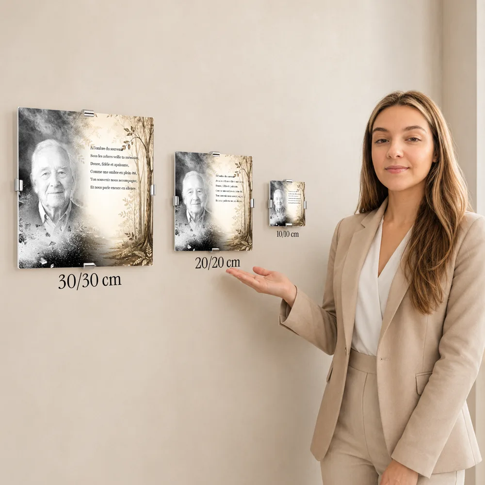 Cadre photo souvenir — service complémentaire Arbres