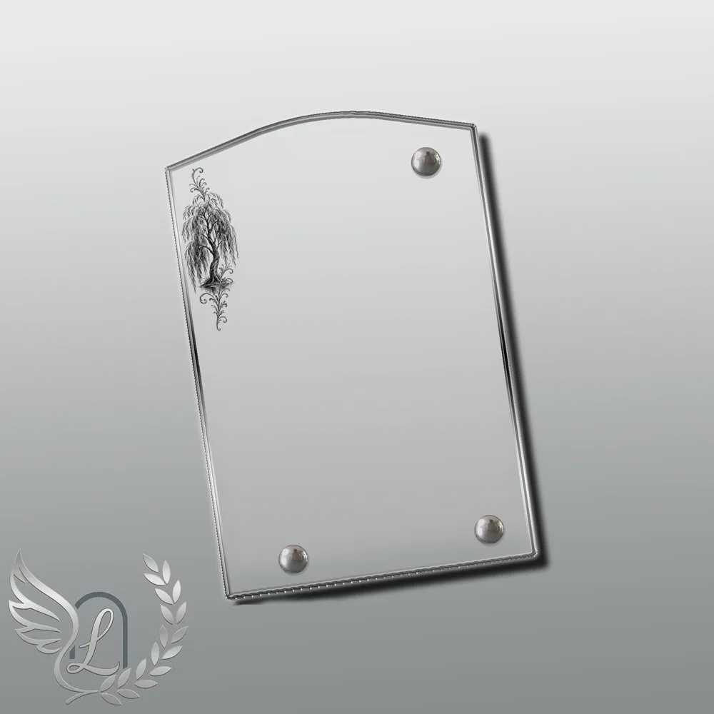 Plaque Stèle Arbres nue motif 02
