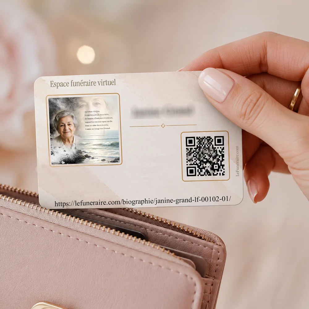 Carte souvenir QR — service complémentaire Mer