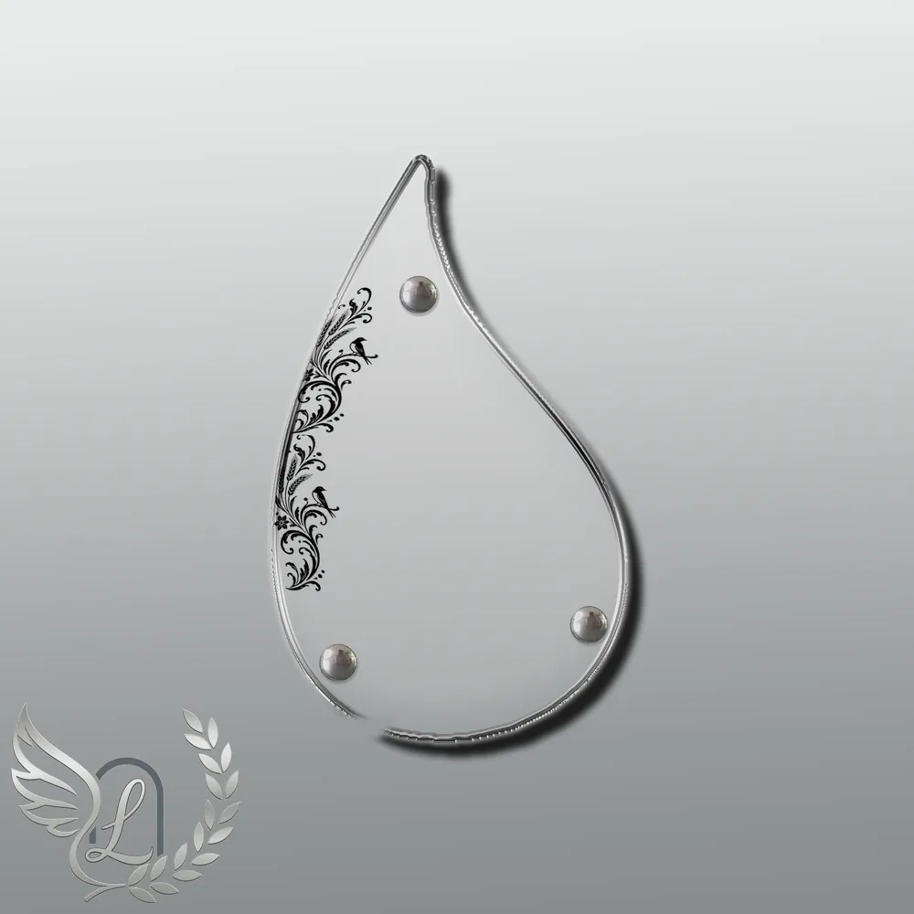 Plaque Flamme Campagne nue motif 03