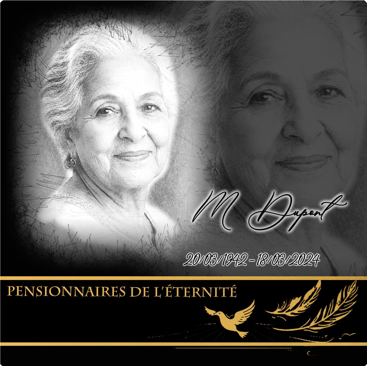 Plaque Carré Oiseaux effet Crayon, ambiance complète portrait + fond
