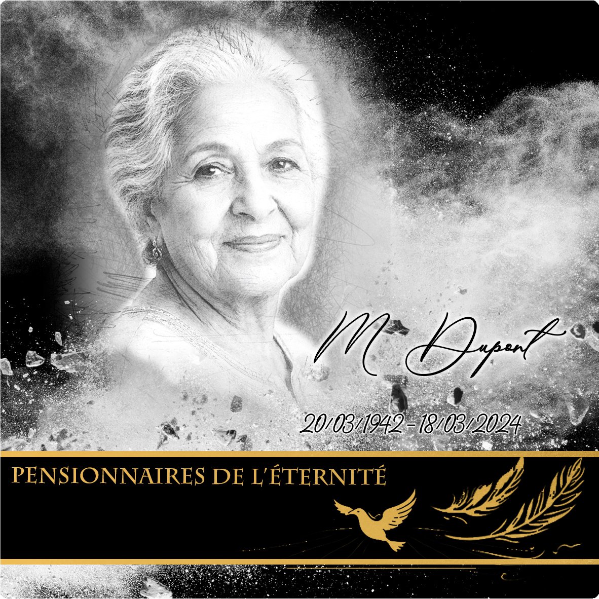 Plaque Carré Oiseaux effet Éclat, ambiance complète portrait + fond