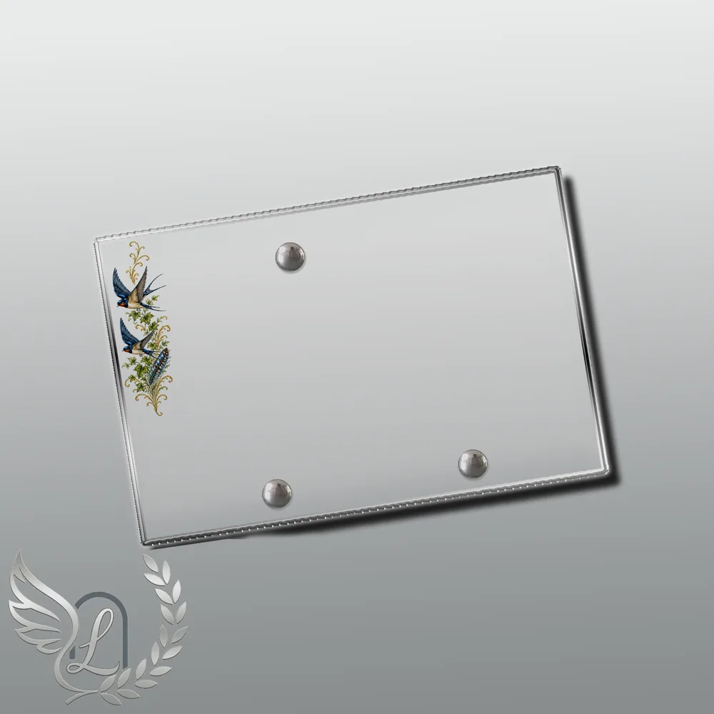 Plaque Panoramique Oiseaux nue motif 01