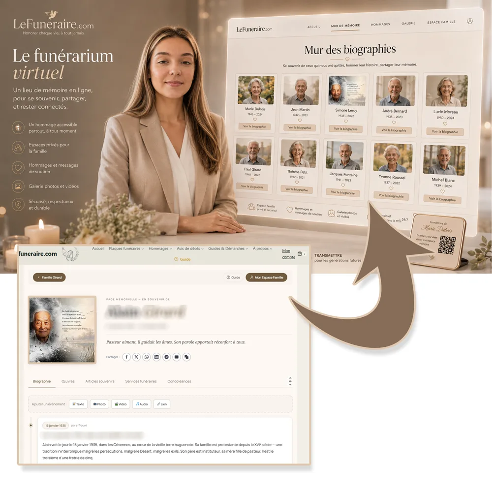 Funerarium virtuel — service complémentaire Oiseaux