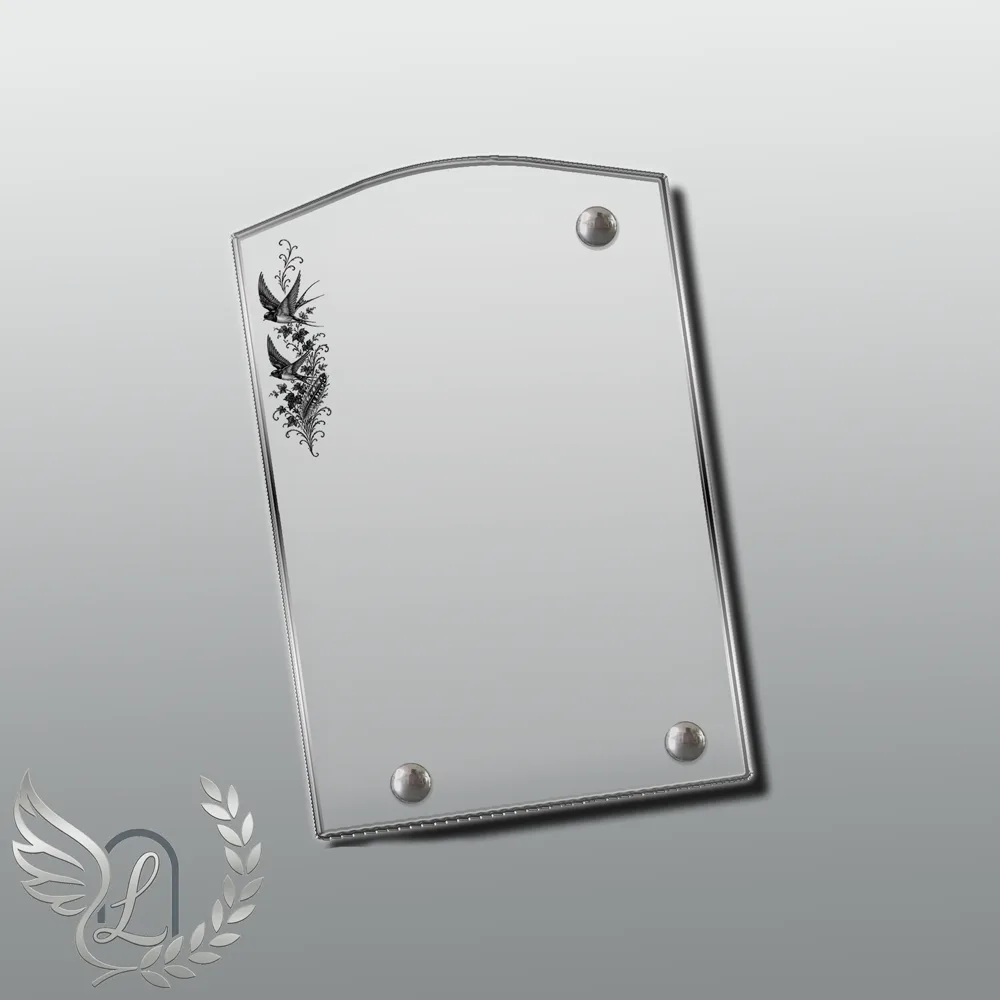 Plaque Stèle Oiseaux nue motif 03