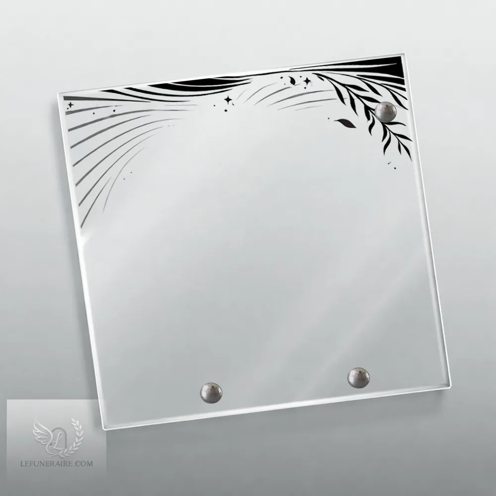 Plaque Carré Soleil nue motif 03
