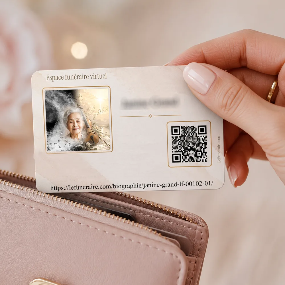 Carte souvenir QR — service complémentaire Musique