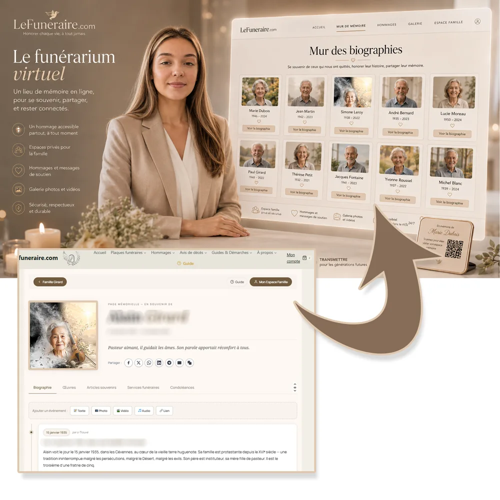 Funerarium virtuel — service complémentaire Musique