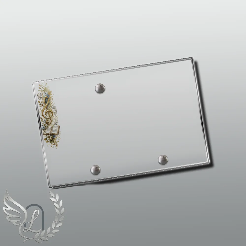 Plaque Panoramique Musique nue motif 02