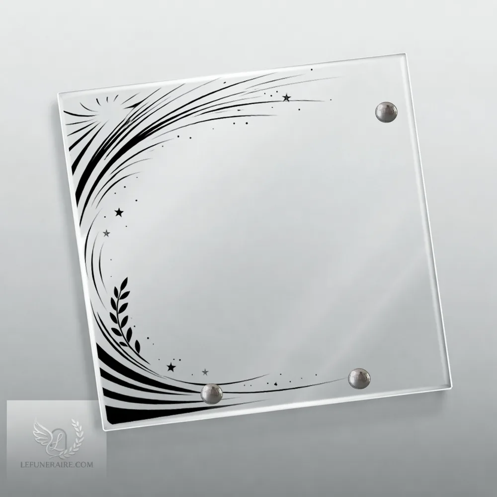 Plaque Carré Sport nue motif 01