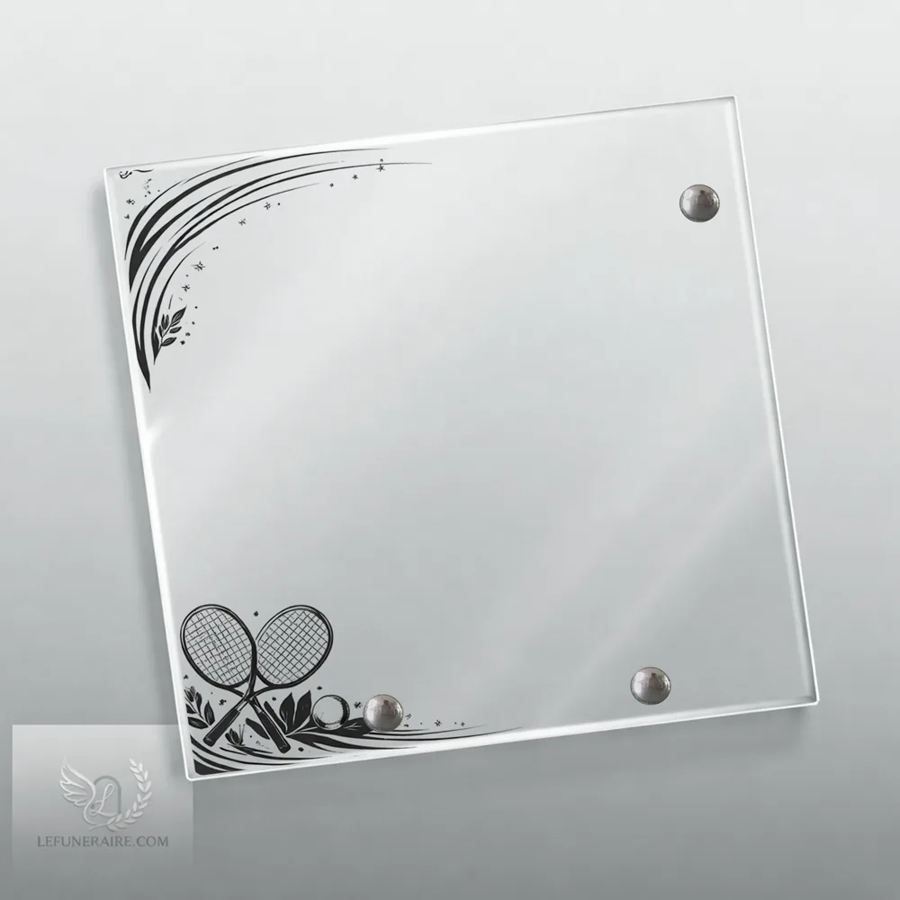 Plaque Carré Sport nue motif 03