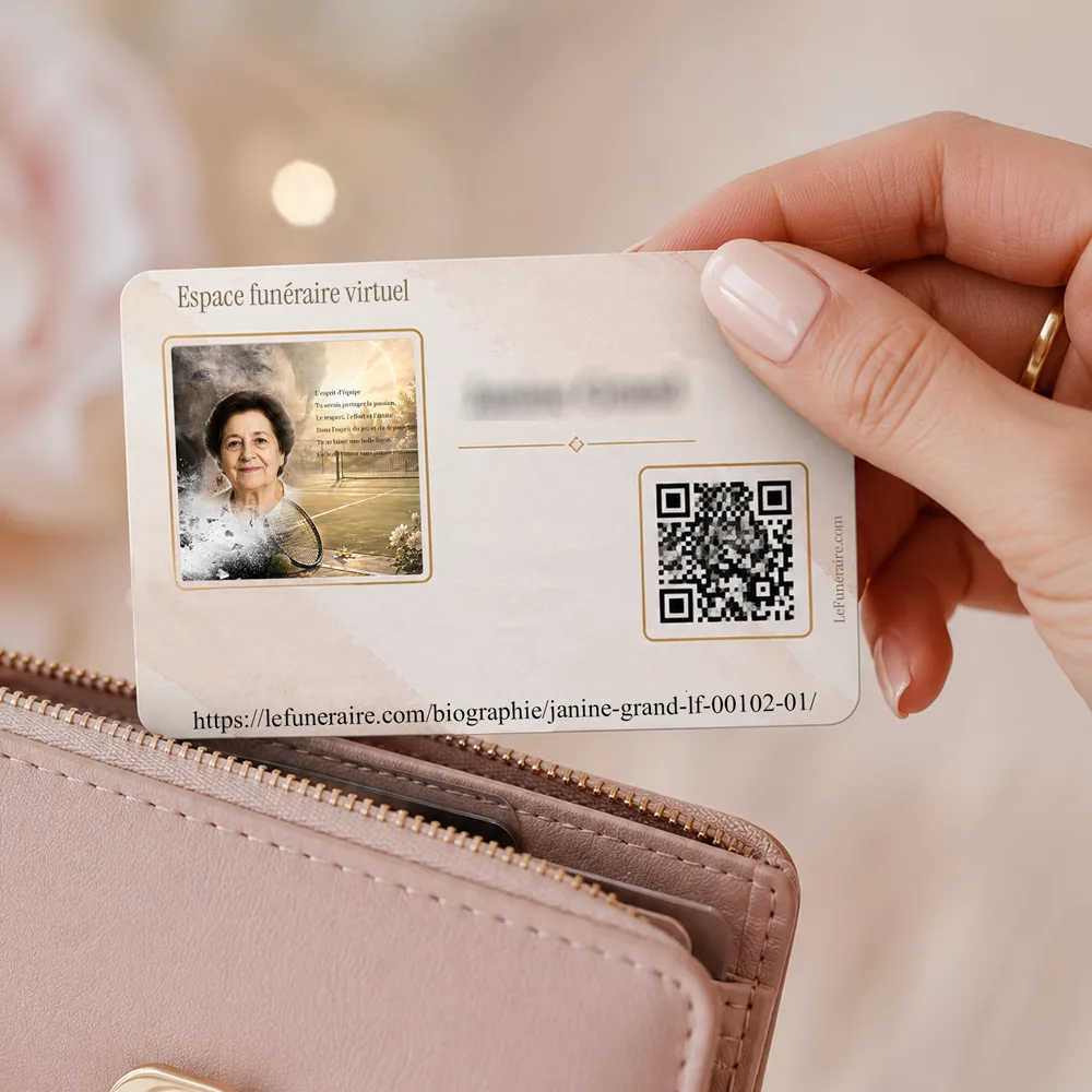 Carte souvenir QR — service complémentaire Sport