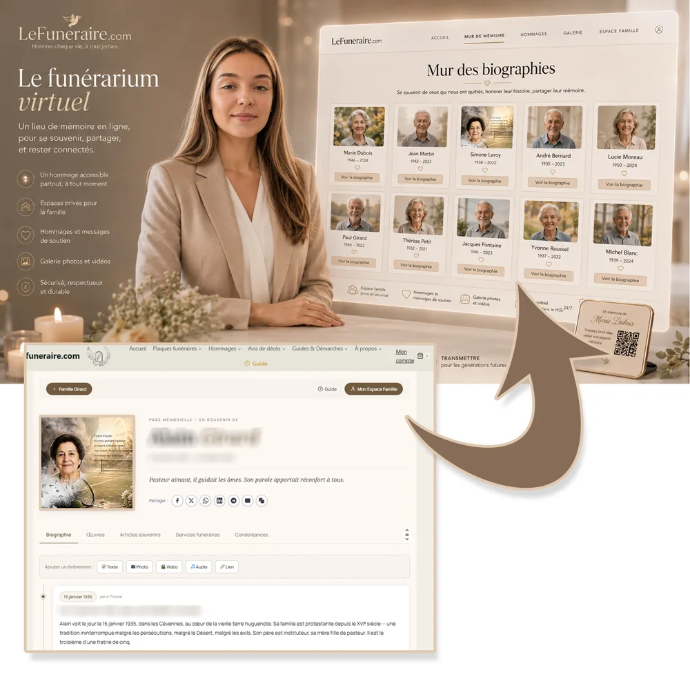 Funerarium virtuel — service complémentaire Sport