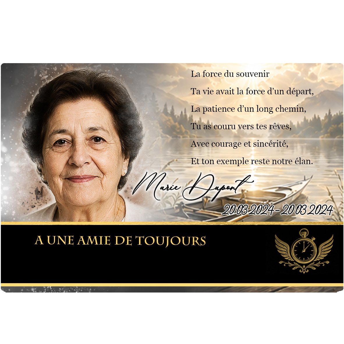 Plaque Panoramique Sport effet Pastel, ambiance complète portrait + fond