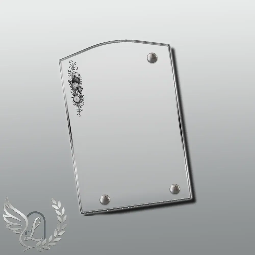 Plaque Stèle Sport nue motif 01