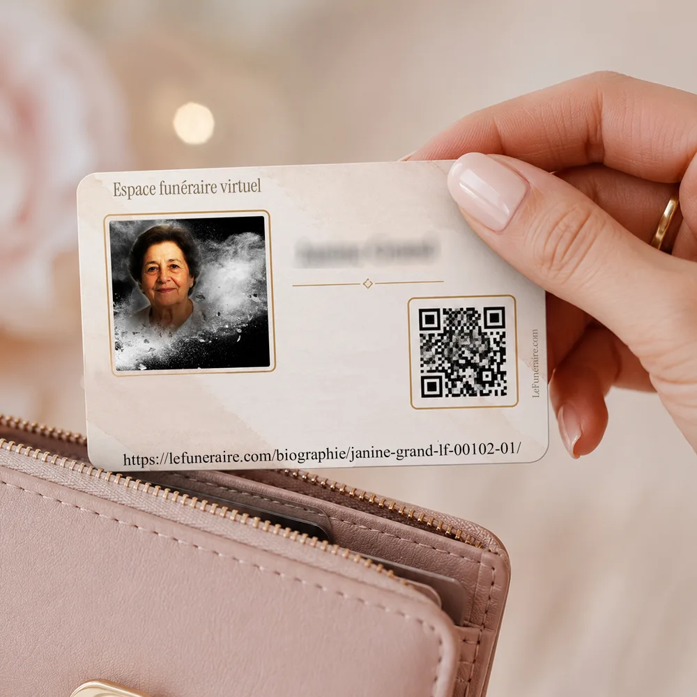 Carte souvenir QR — service complémentaire Voyage
