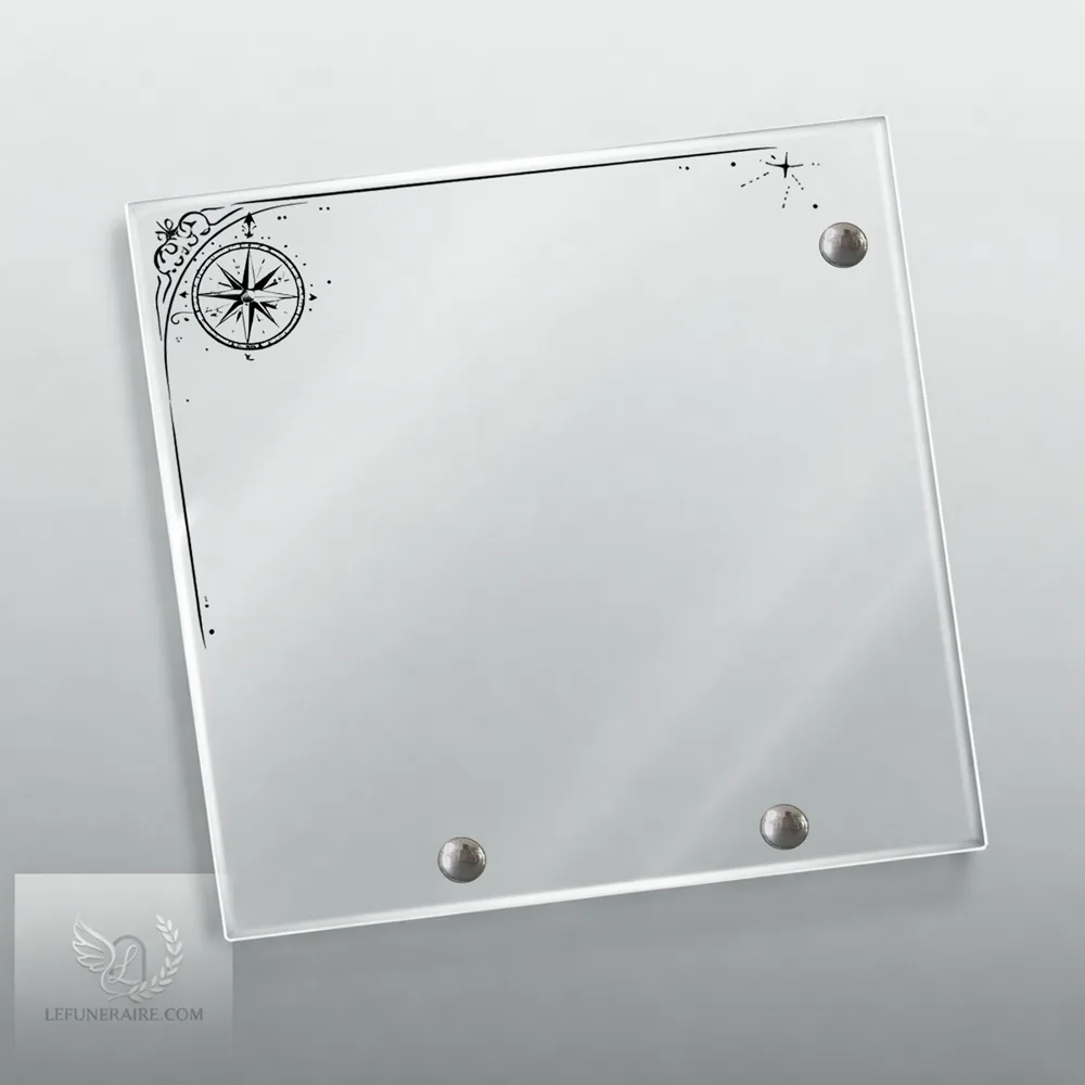 Plaque Carré Voyage nue motif 02