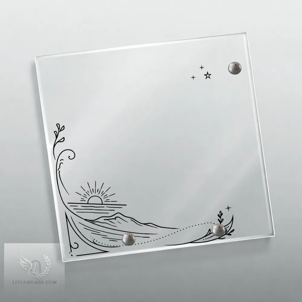 Plaque Carré Voyage nue motif 03