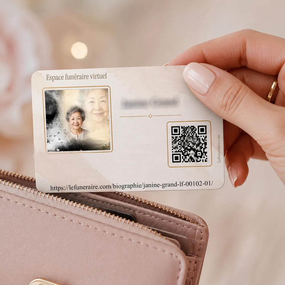 Carte souvenir QR — service complémentaire Voyage