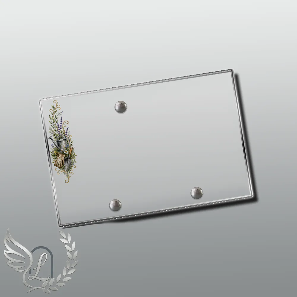 Plaque Panoramique Jardinage nue motif 01