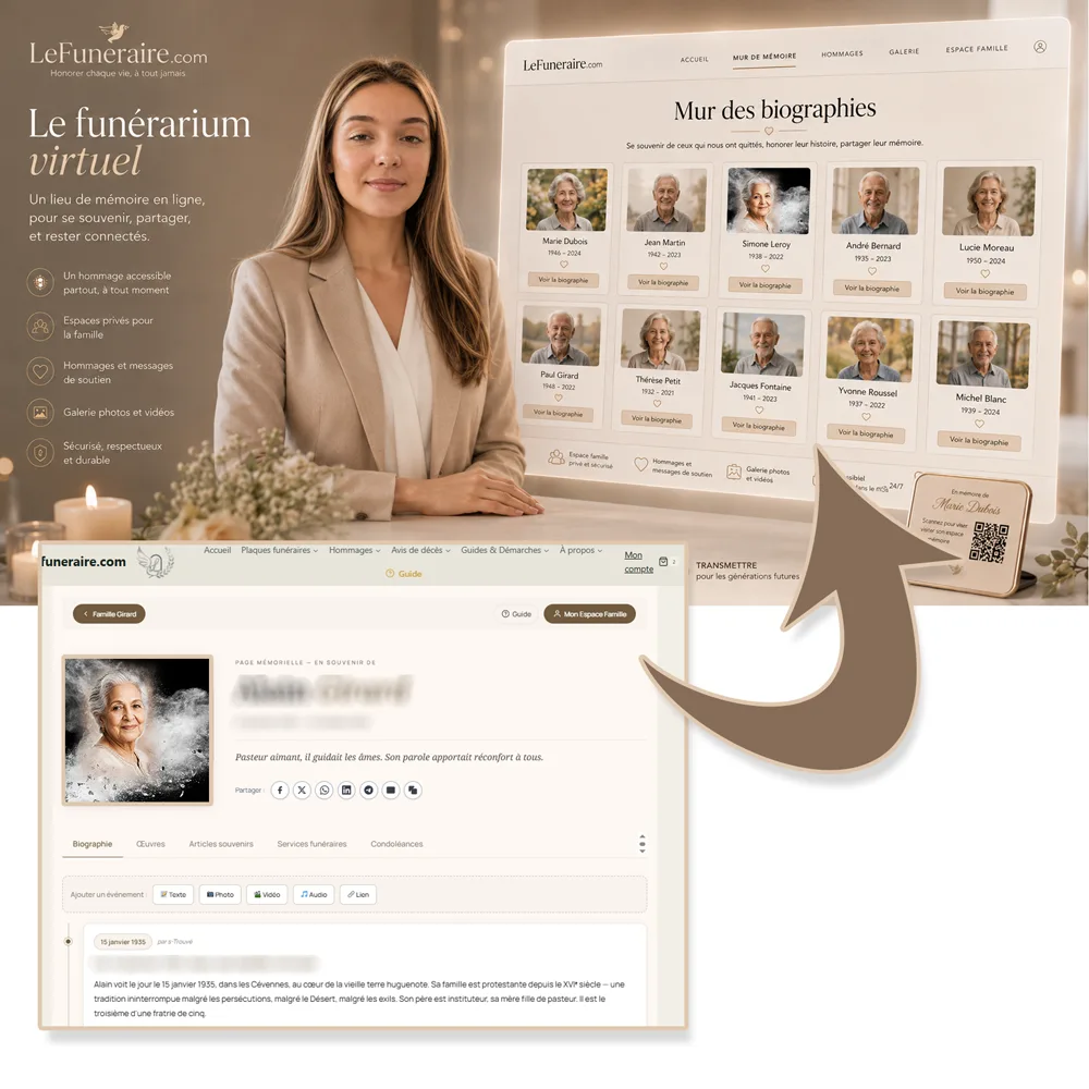 Funerarium virtuel — service complémentaire Jardinage