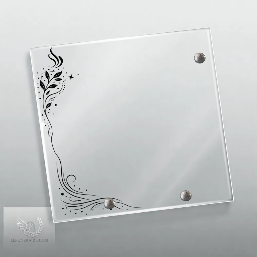 Plaque Carré Cuisine nue motif 03