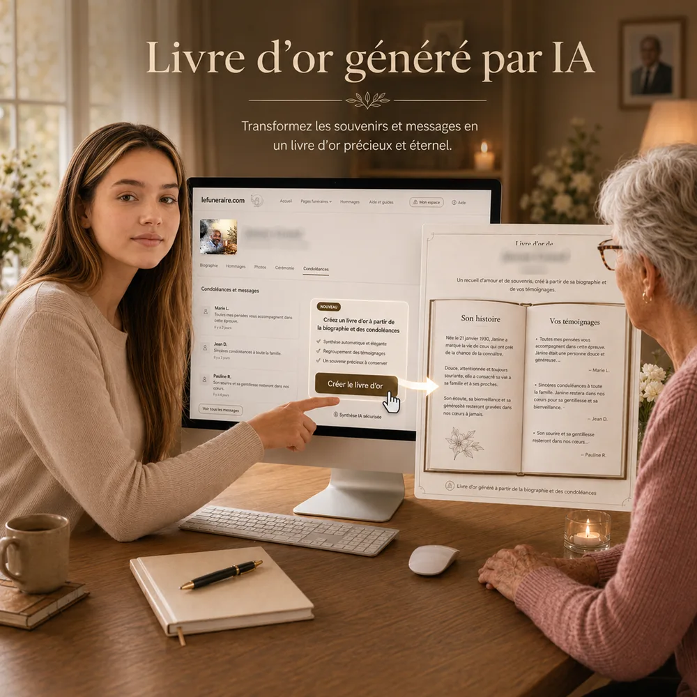 Livre d'or memorial — service complémentaire Cuisine