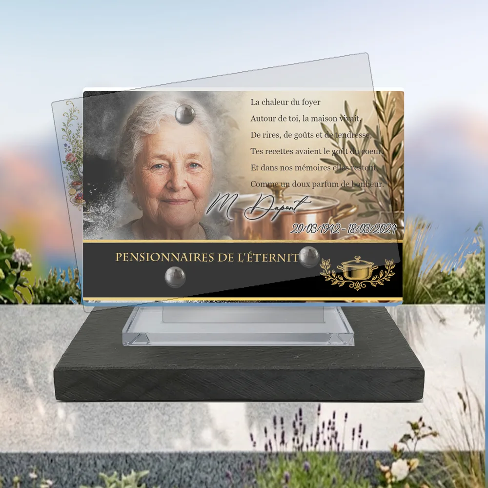 Plaque Panoramique Cuisine à poser sur socle ardoise du Brésil
