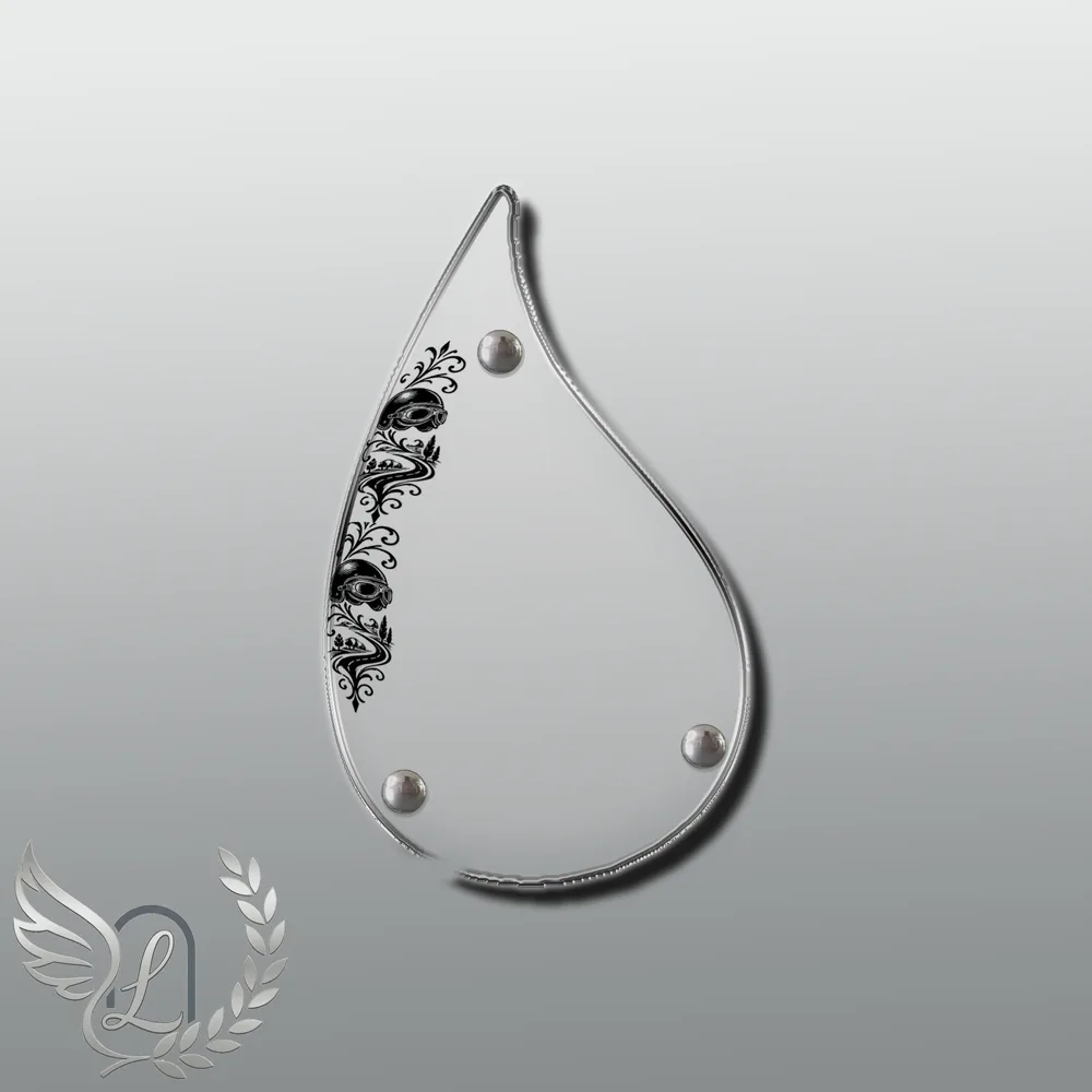 Plaque Flamme Moto nue motif 01