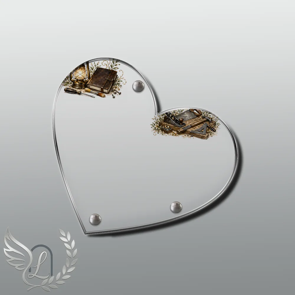 Plaque Cœur Bricolage nue motif 02