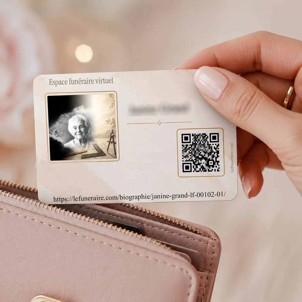 Carte souvenir QR — service complémentaire Bricolage