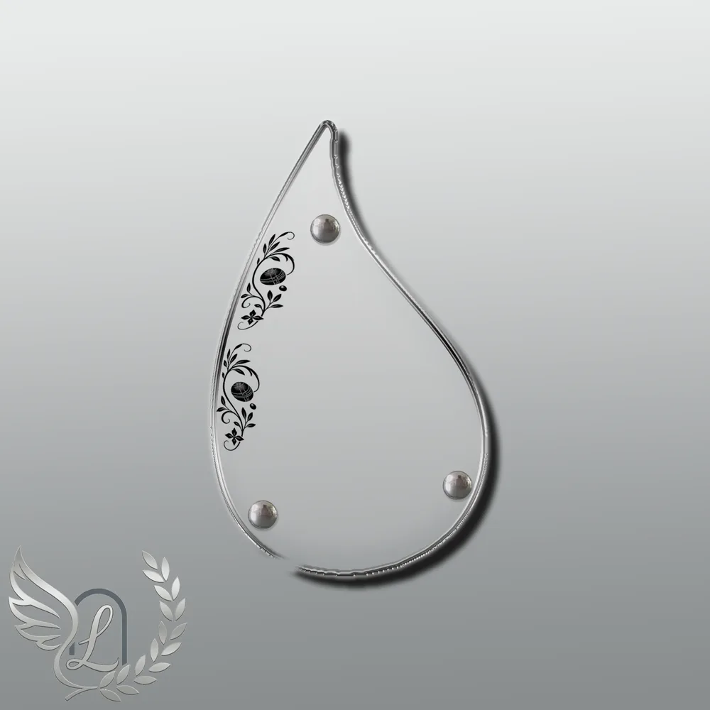 Plaque Flamme Pétanque nue motif 02