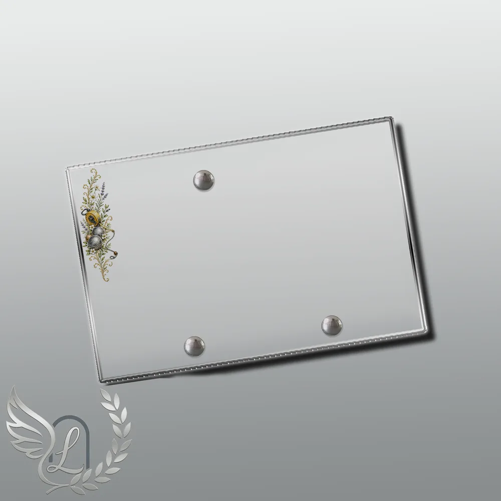 Plaque Panoramique Pétanque nue motif 02