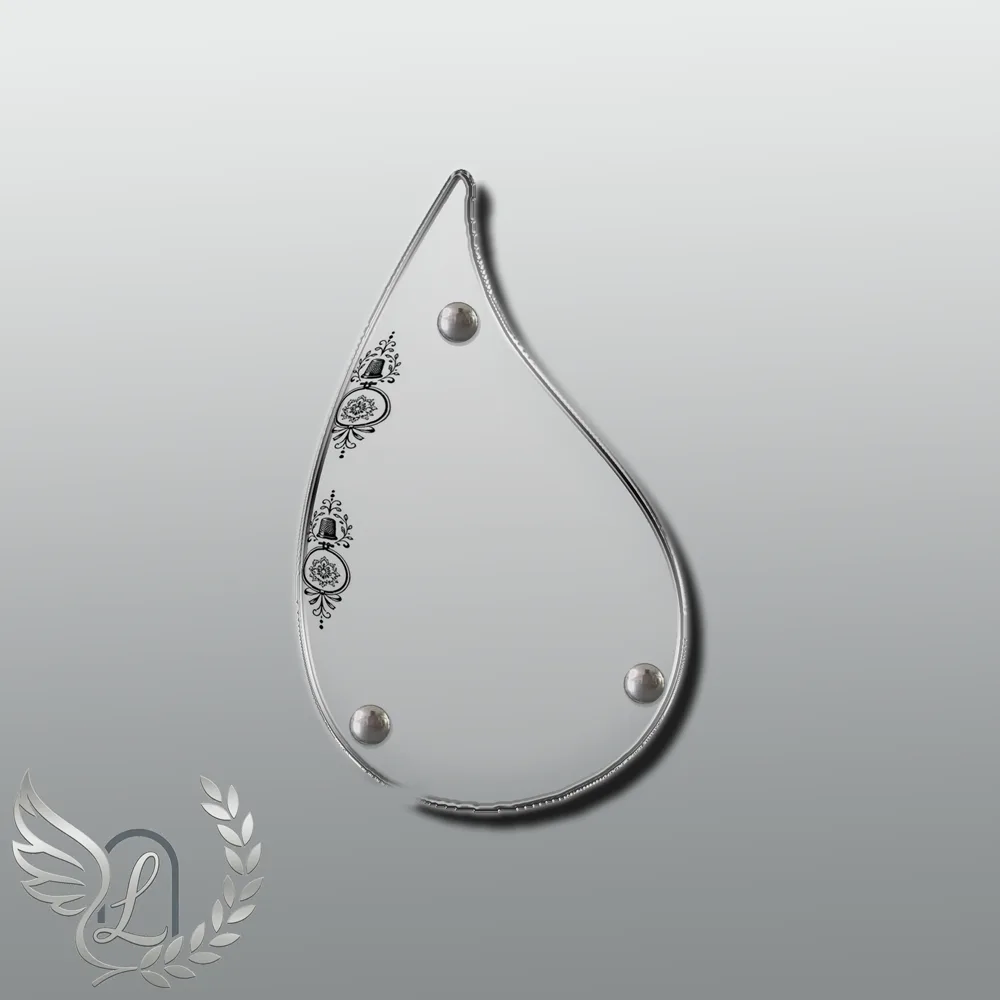 Plaque Flamme Couture nue motif 01