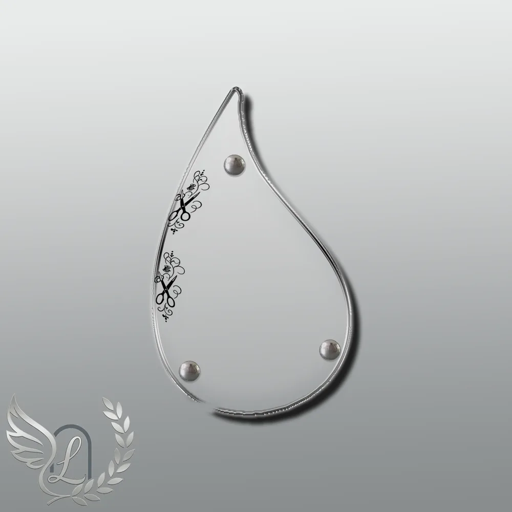 Plaque Flamme Couture nue motif 03