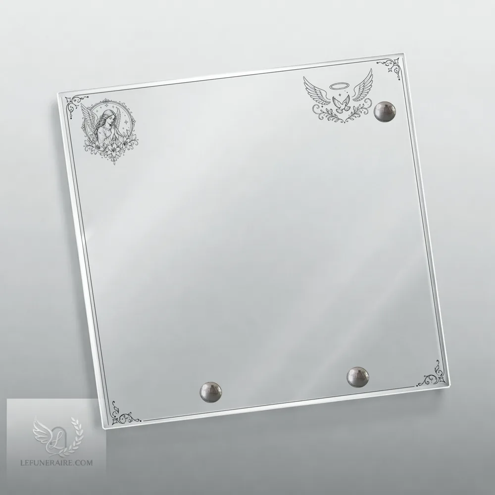 Plaque Carré Ange nue motif 03