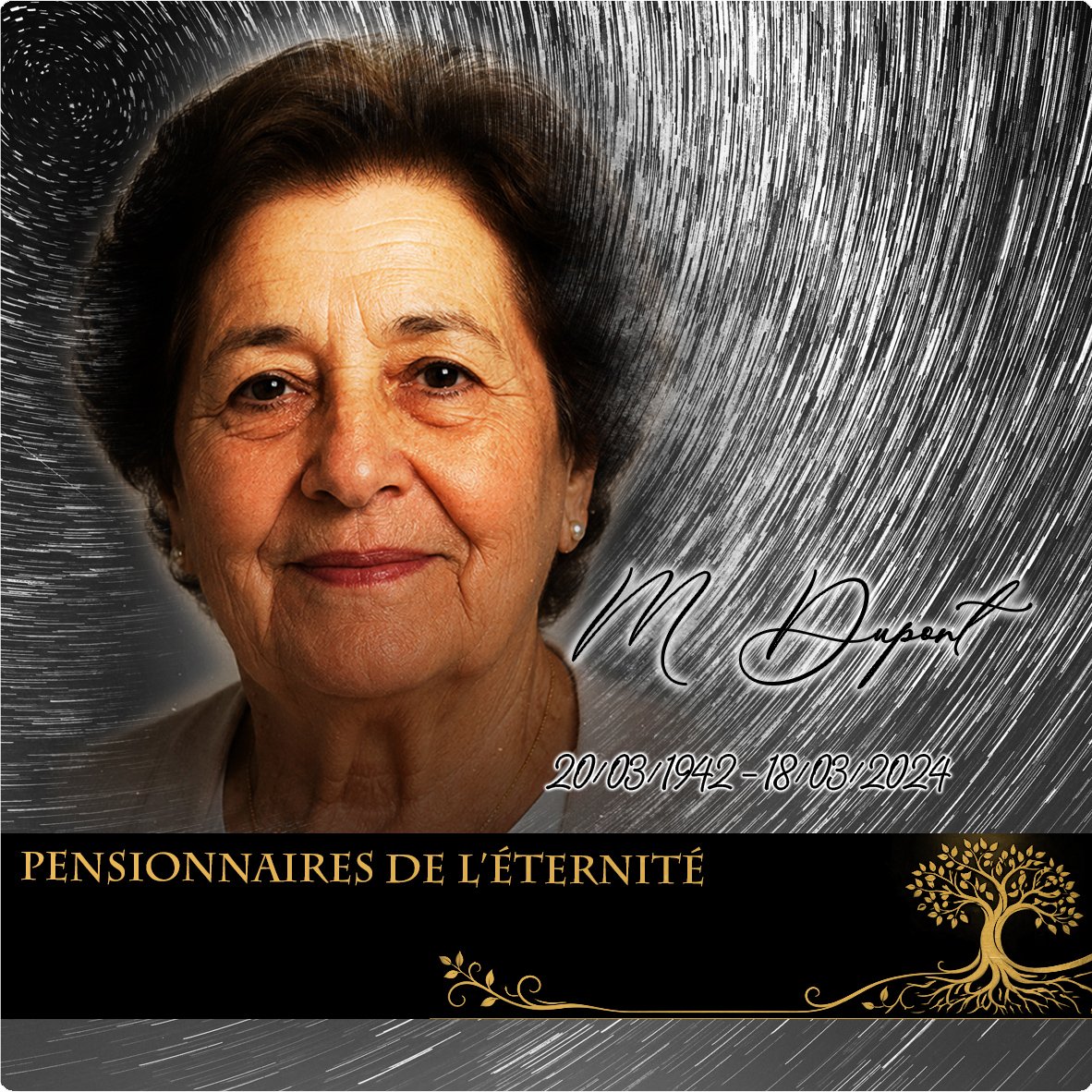 Plaque Carré Arbre de vie effet Pastel, ambiance complète portrait + fond