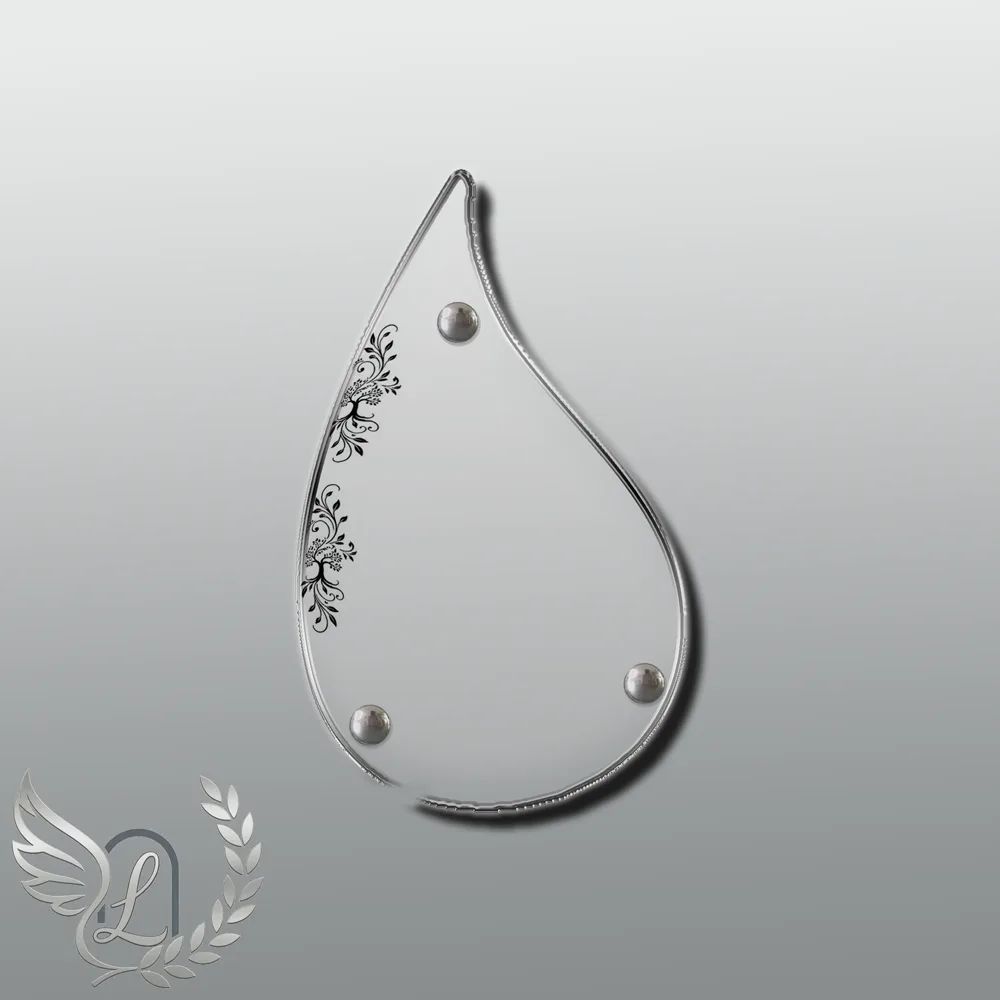 Plaque Flamme Arbre de vie nue motif 03