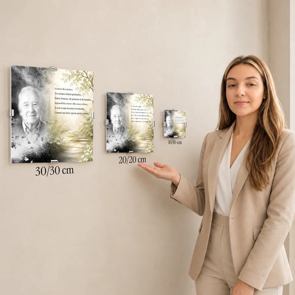 Cadre photo souvenir — service complémentaire Arbre de vie