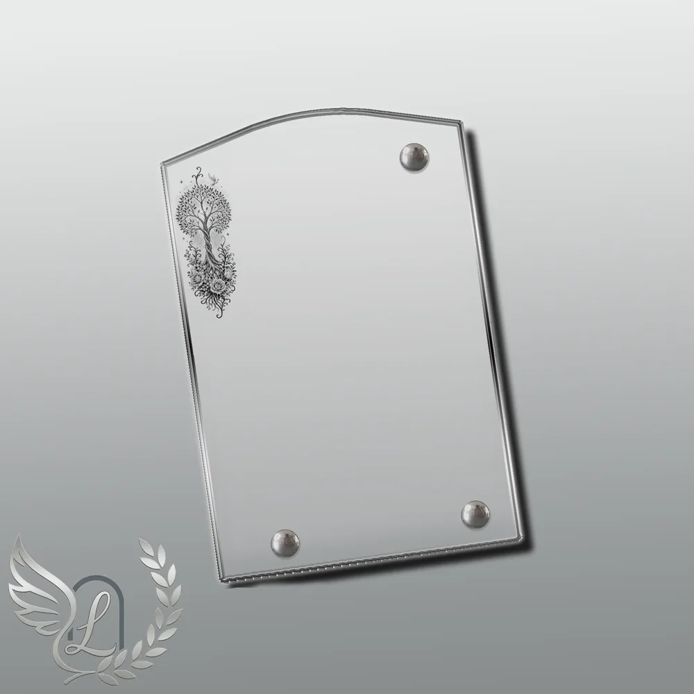 Plaque Stèle Arbre de vie nue motif 02