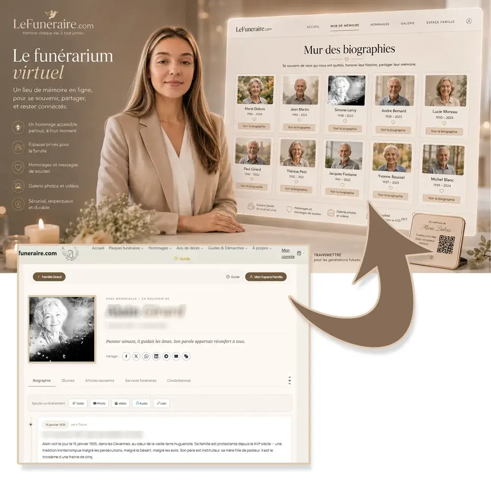 Funerarium virtuel — service complémentaire Étoile