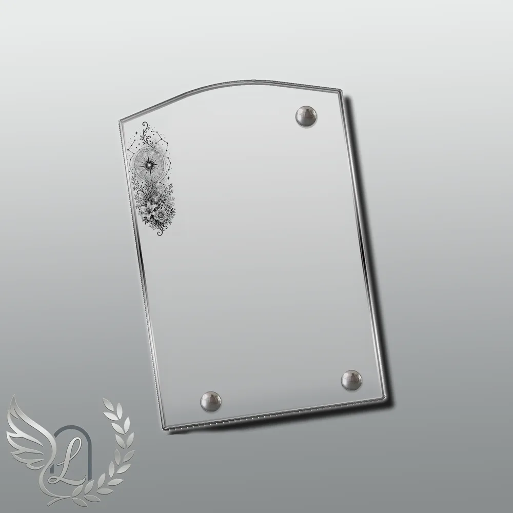 Plaque Stèle Étoile nue motif 02