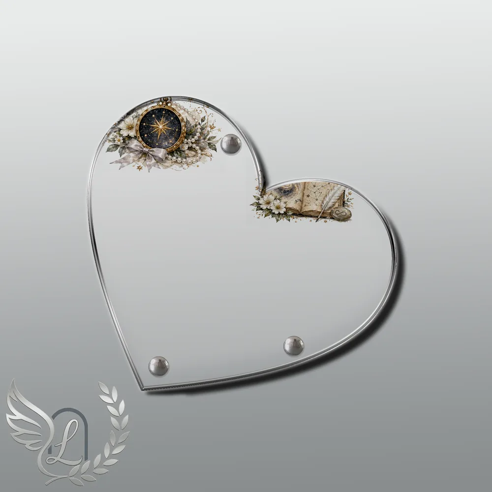Plaque Cœur Infini nue motif 01