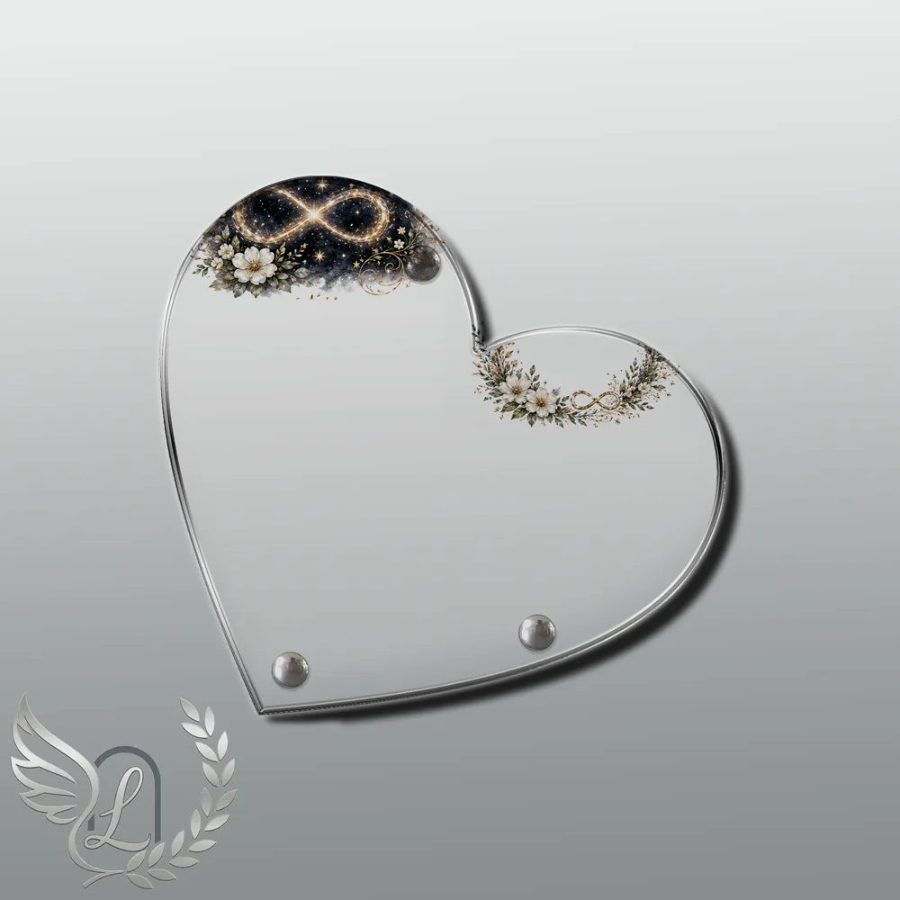 Plaque Cœur Infini nue motif 03