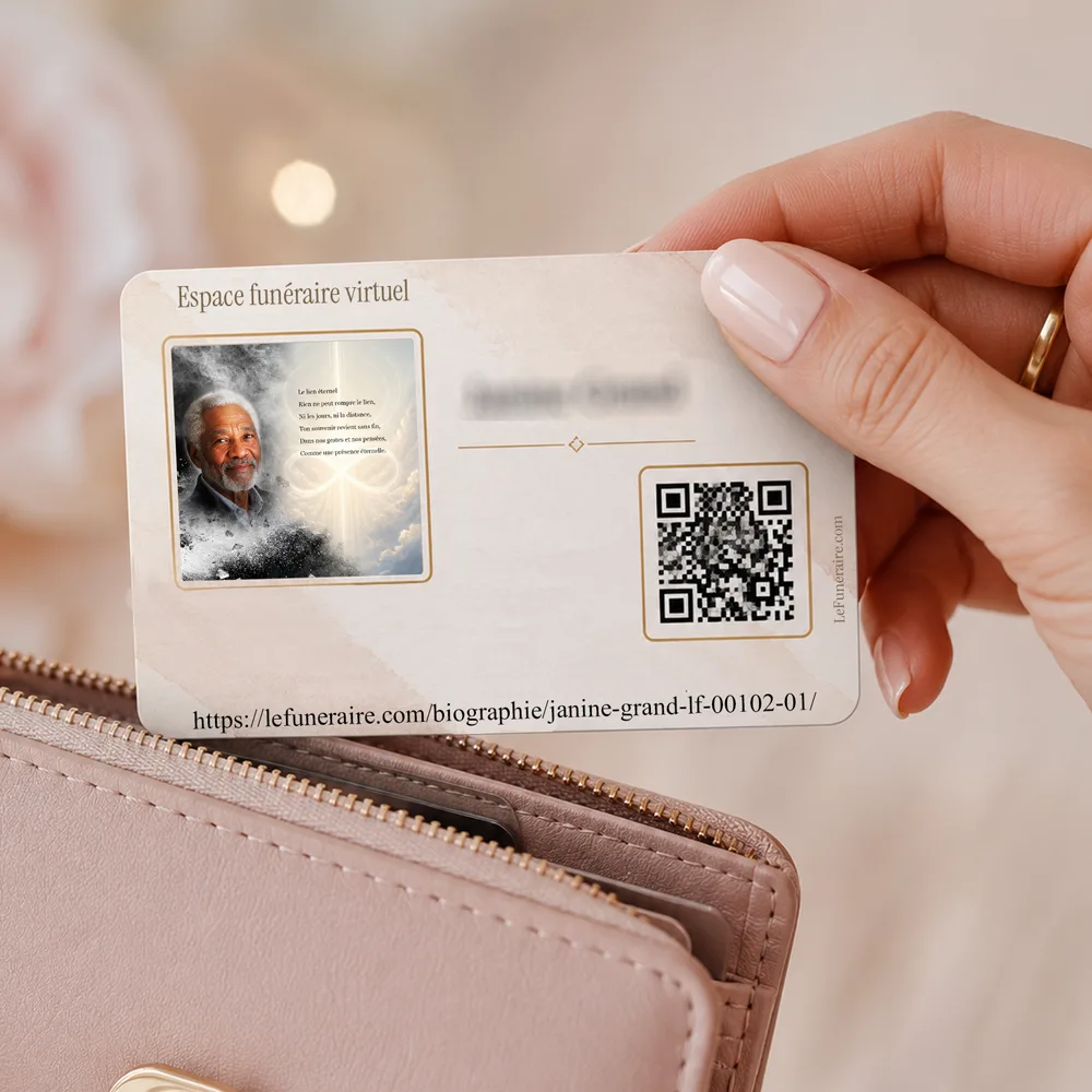 Carte souvenir QR — service complémentaire Infini
