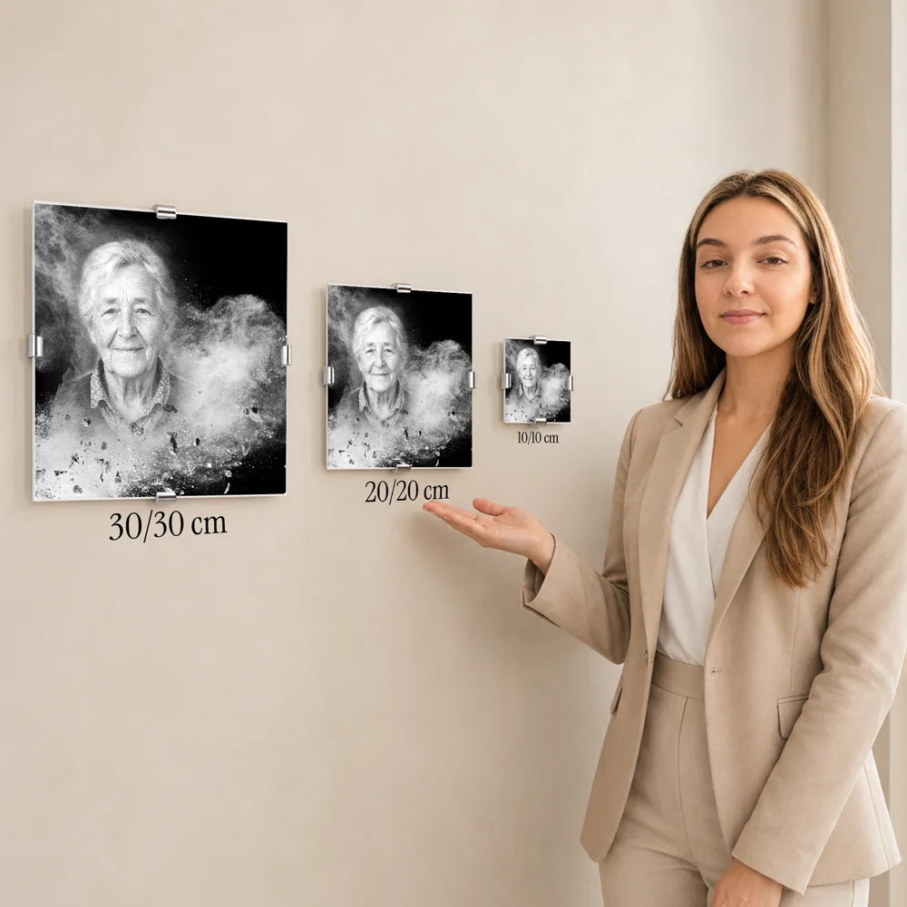 Cadre photo souvenir — service complémentaire Mains jointes