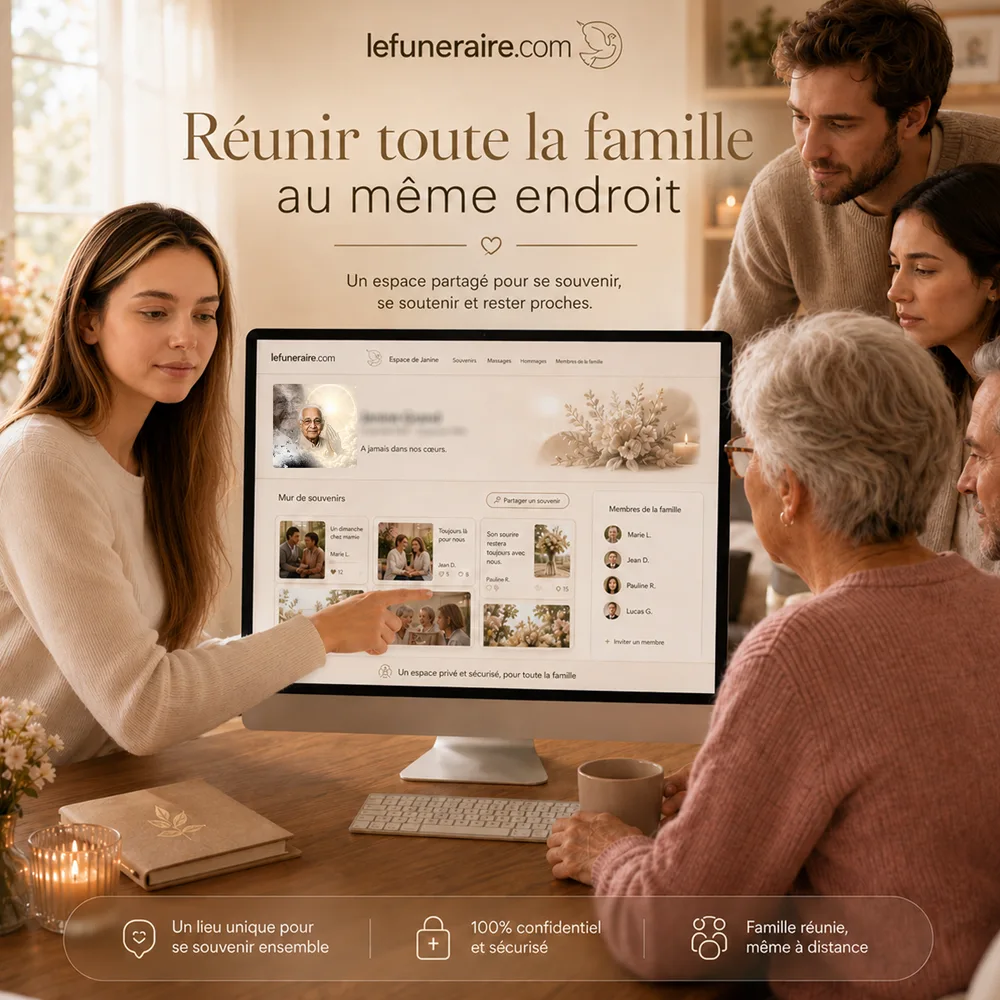 Espace famille privé — service complémentaire Mains jointes